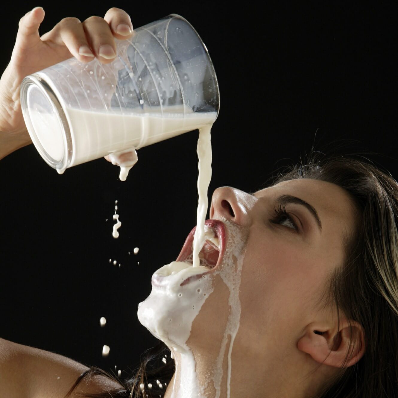mleko kobieta cycki