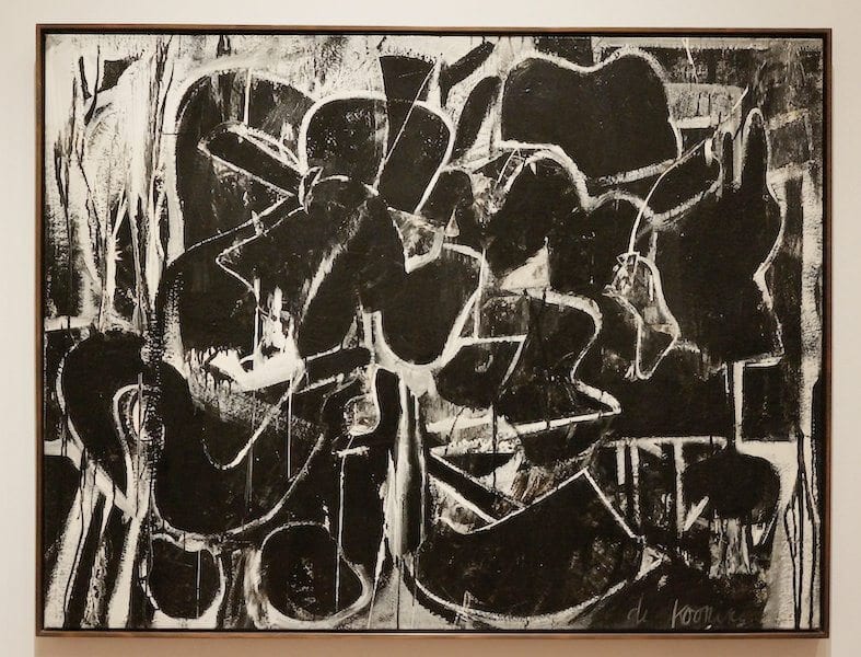 Painting: enamel and oil on canvas