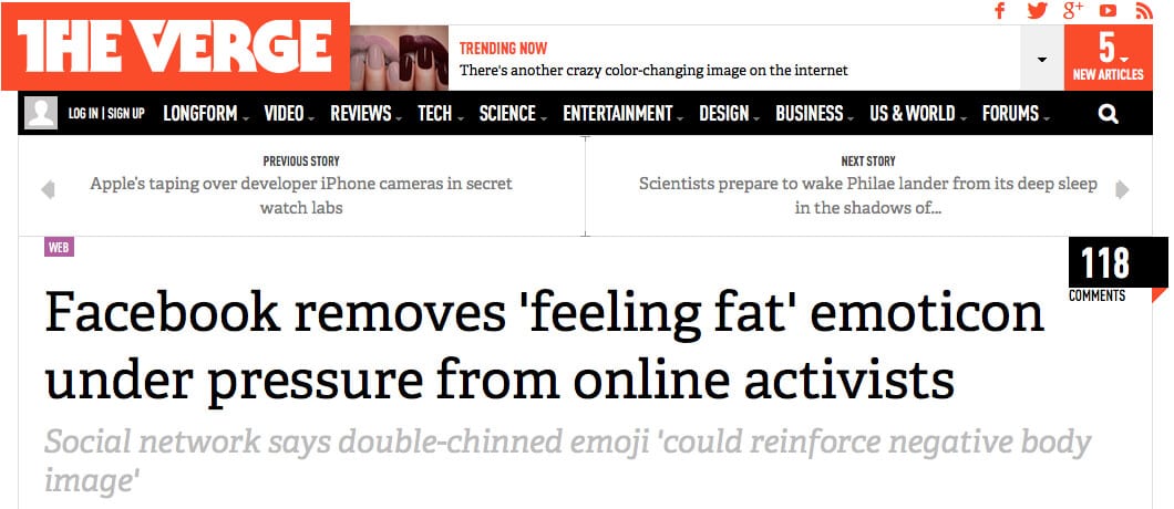 fat is not a feeling
