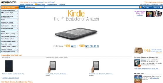 Wchodzimy na amazon.com i zakładamy konto. Wygląda to jak zakładanie konta pocztowego.