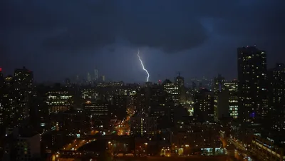 NYC po zachodzie słońca